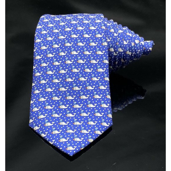 Vineyard Vines Children’s Tie New Whale Christmas - Picture 2 of 5